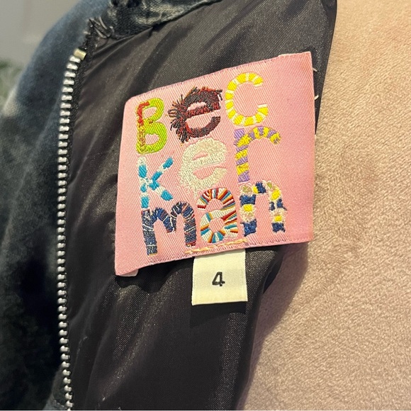 Beckerman Vintage Wool-Blend Dress Size 4 - Picture 3 of 10